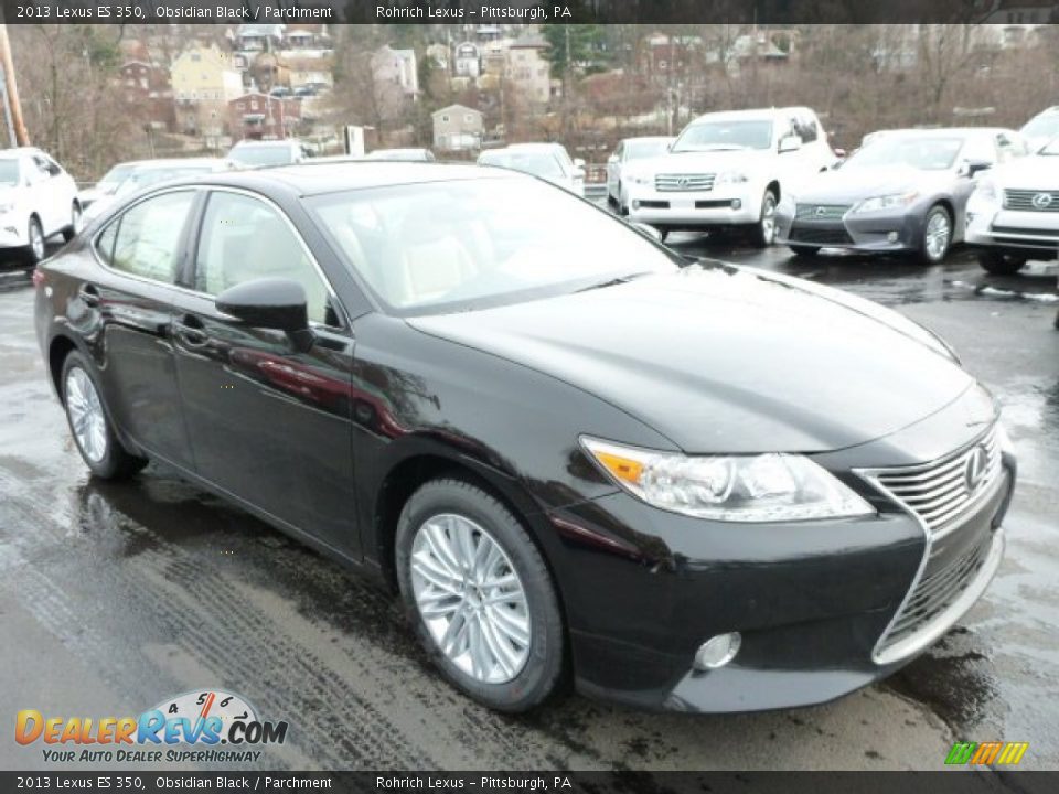 2013 Lexus ES 350 Obsidian Black / Parchment Photo #6