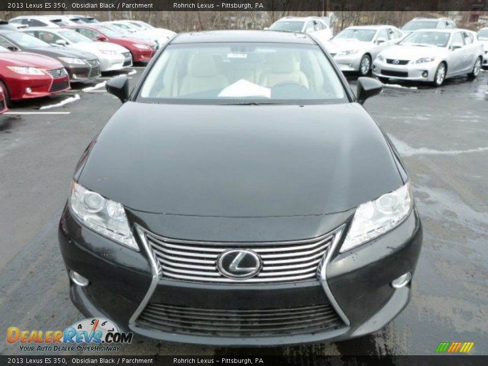 2013 Lexus ES 350 Obsidian Black / Parchment Photo #7