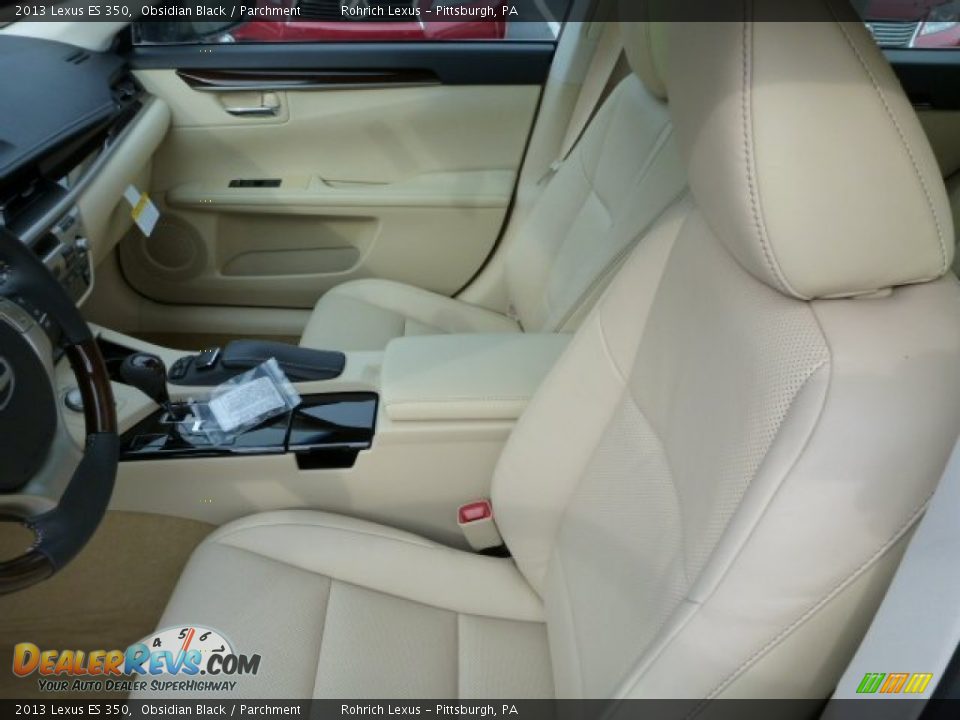 2013 Lexus ES 350 Obsidian Black / Parchment Photo #10