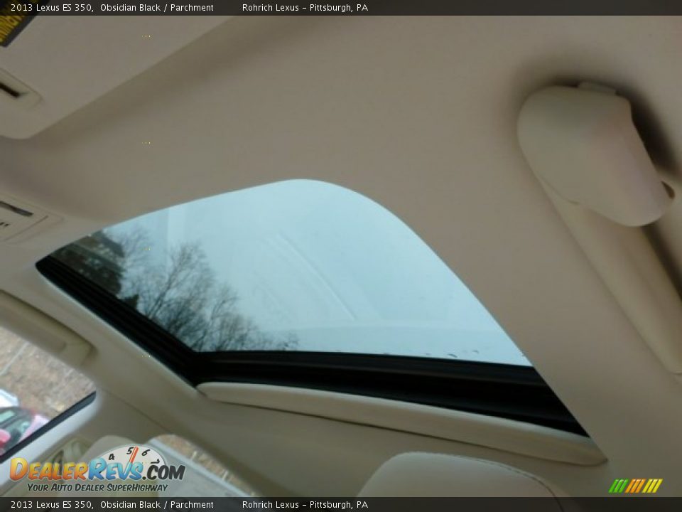 2013 Lexus ES 350 Obsidian Black / Parchment Photo #15