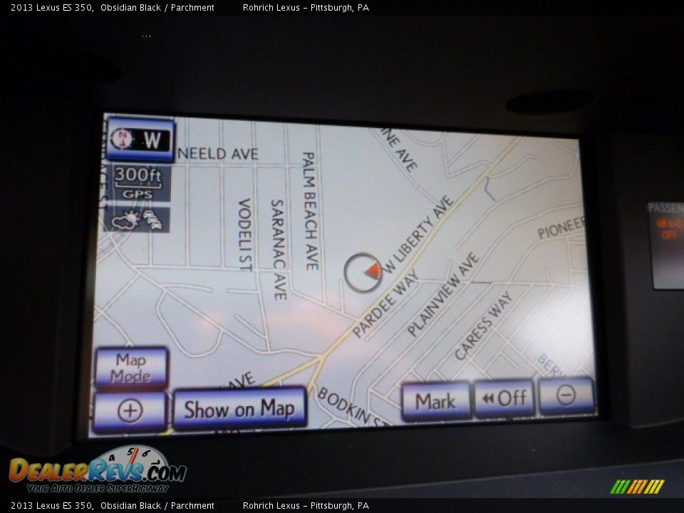 2013 Lexus ES 350 Obsidian Black / Parchment Photo #16