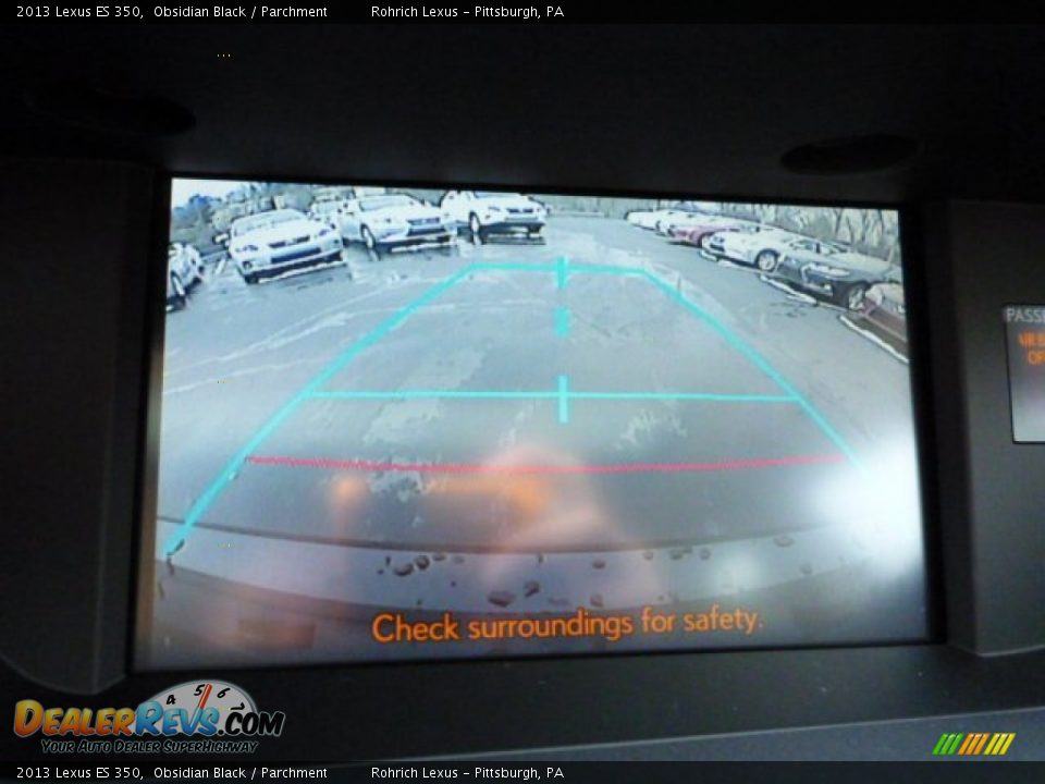 2013 Lexus ES 350 Obsidian Black / Parchment Photo #17