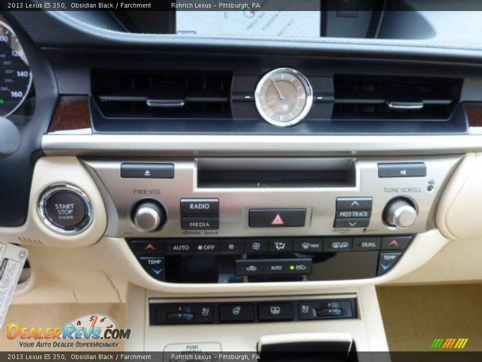 2013 Lexus ES 350 Obsidian Black / Parchment Photo #18