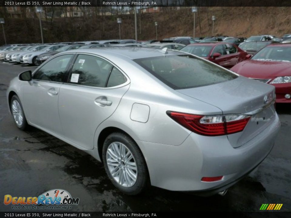 2013 Lexus ES 350 Silver Lining Metallic / Black Photo #2