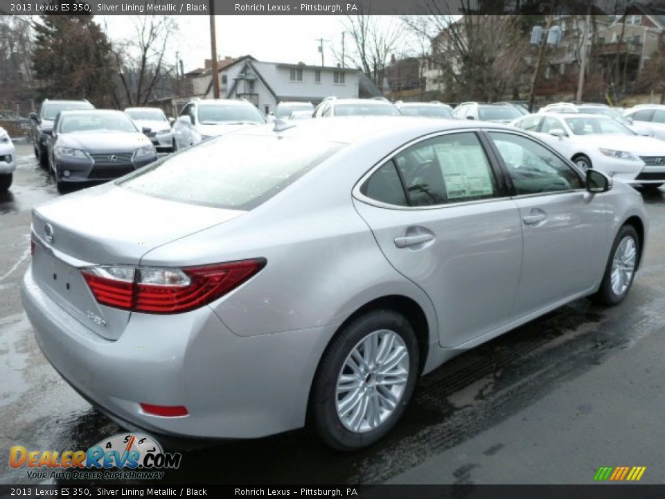 2013 Lexus ES 350 Silver Lining Metallic / Black Photo #4