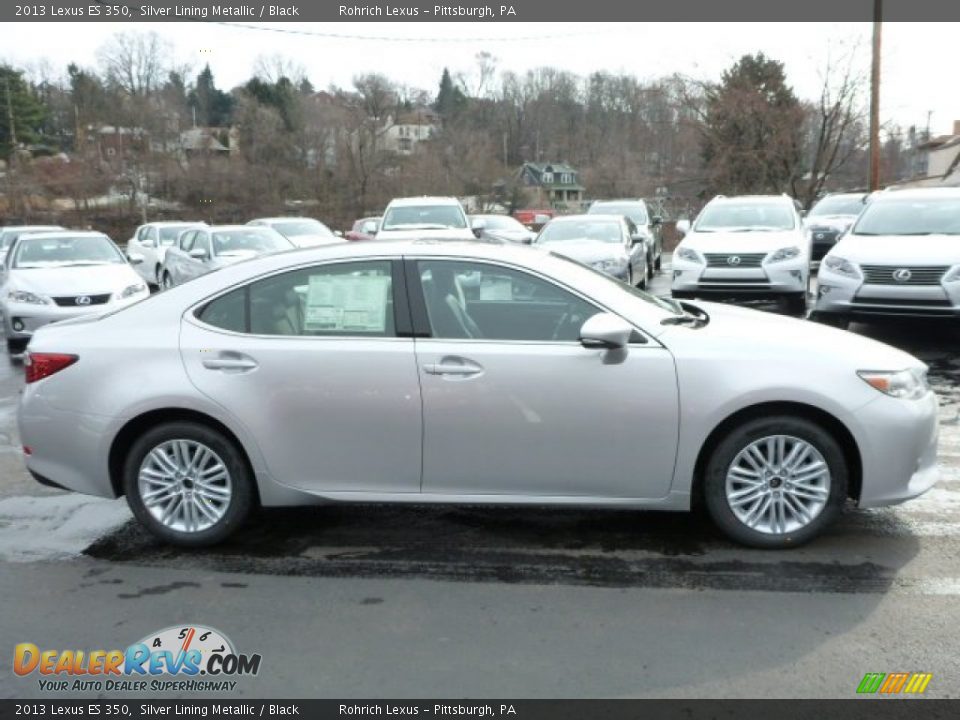 2013 Lexus ES 350 Silver Lining Metallic / Black Photo #5