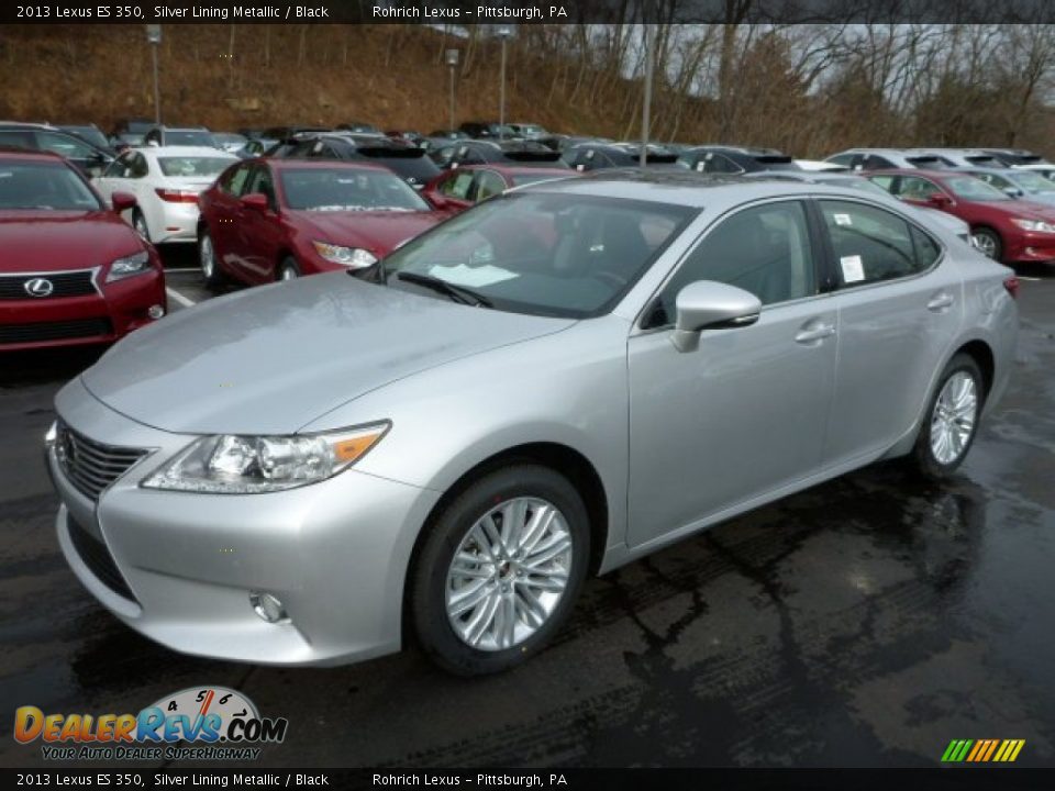 2013 Lexus ES 350 Silver Lining Metallic / Black Photo #8