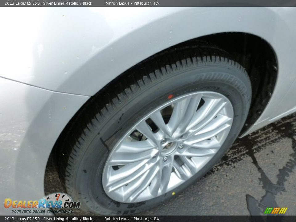 2013 Lexus ES 350 Silver Lining Metallic / Black Photo #9