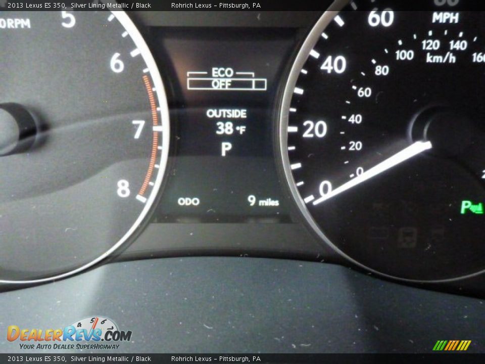 2013 Lexus ES 350 Silver Lining Metallic / Black Photo #19