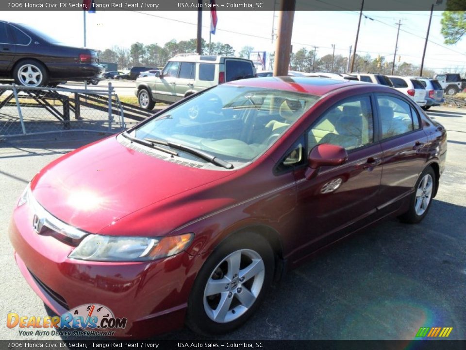 Front 3/4 View of 2006 Honda Civic EX Sedan Photo #2