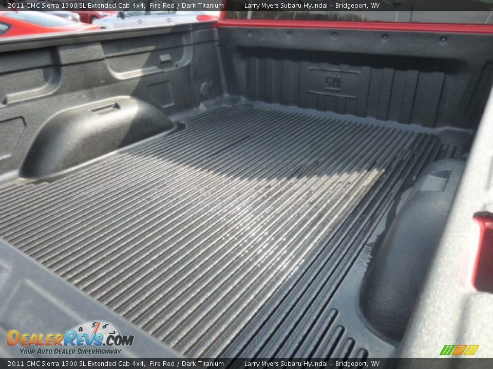 2011 GMC Sierra 1500 SL Extended Cab 4x4 Fire Red / Dark Titanium Photo #13