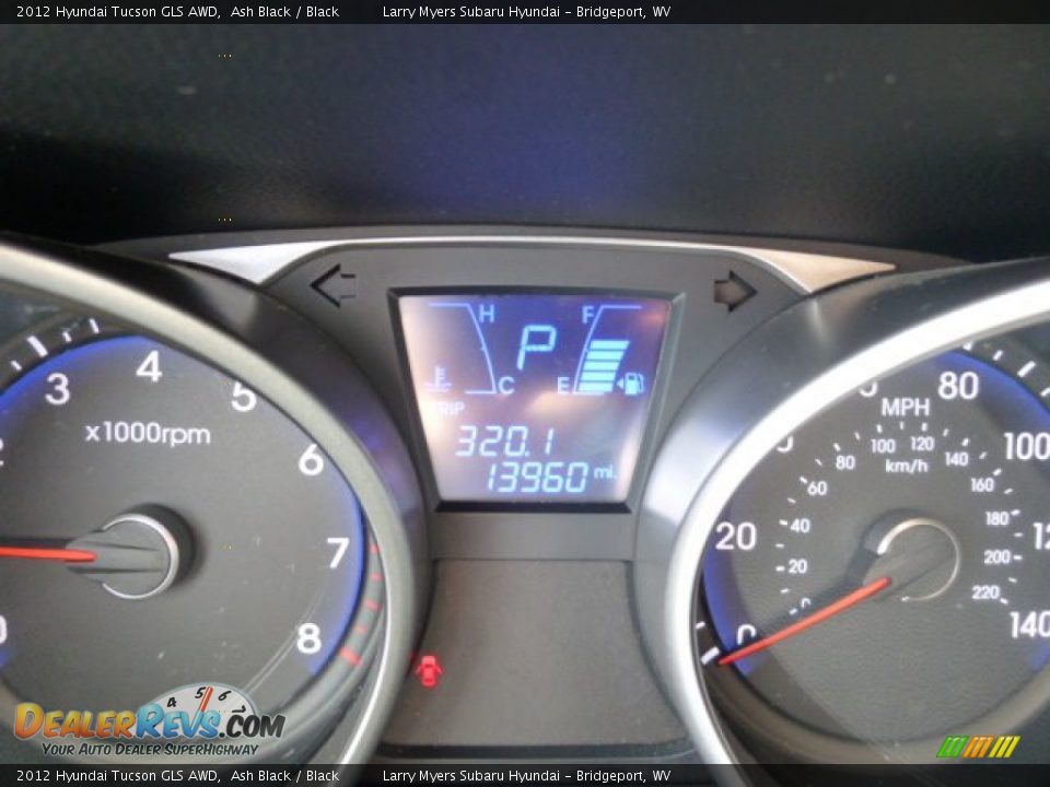 2012 Hyundai Tucson GLS AWD Ash Black / Black Photo #20