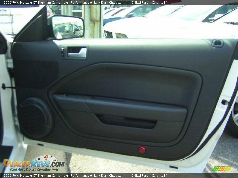 2009 Ford Mustang GT Premium Convertible Performance White / Dark Charcoal Photo #10