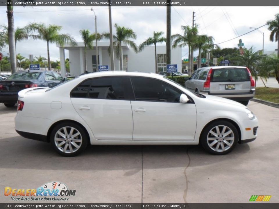 Candy White 2010 Volkswagen Jetta Wolfsburg Edition Sedan Photo #6