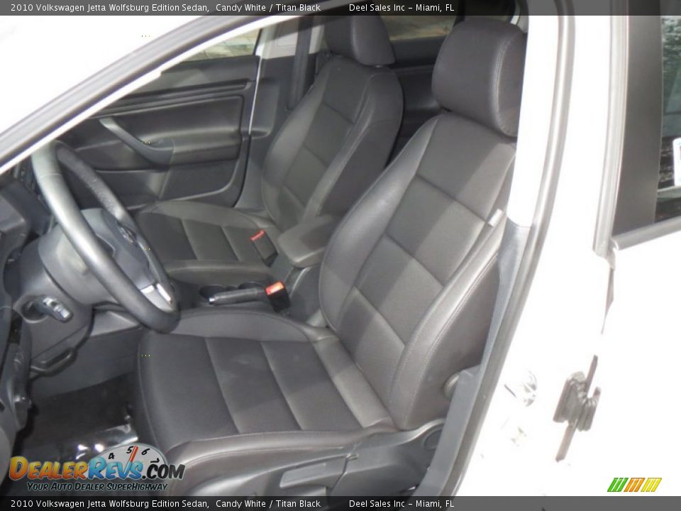 Titan Black Interior - 2010 Volkswagen Jetta Wolfsburg Edition Sedan Photo #9
