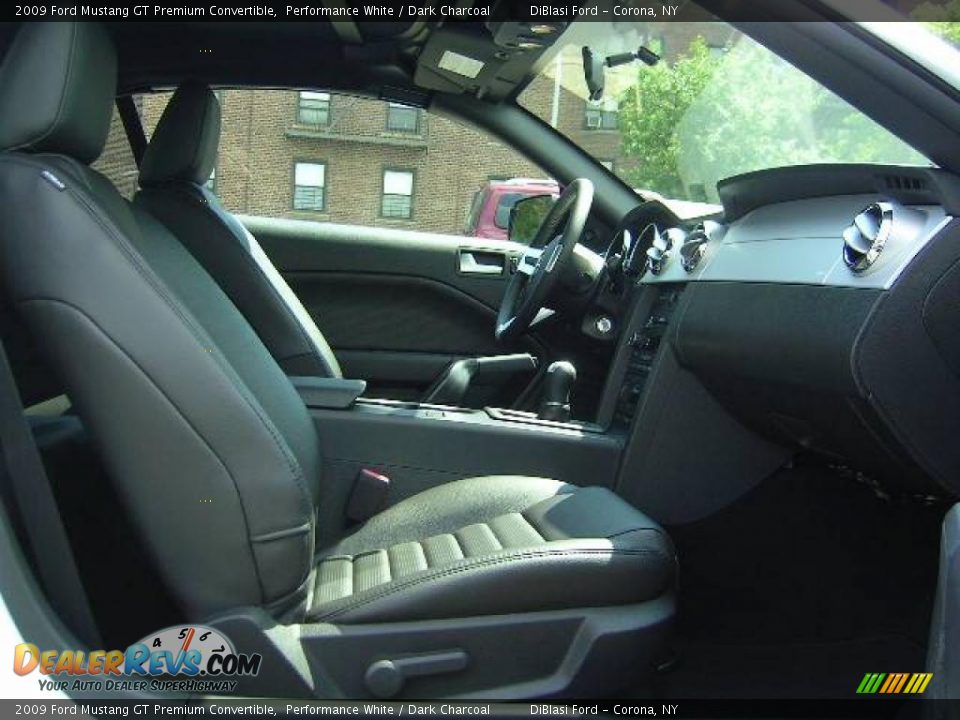 2009 Ford Mustang GT Premium Convertible Performance White / Dark Charcoal Photo #13