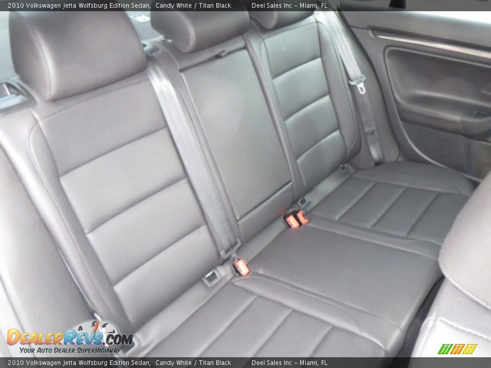 Rear Seat of 2010 Volkswagen Jetta Wolfsburg Edition Sedan Photo #11