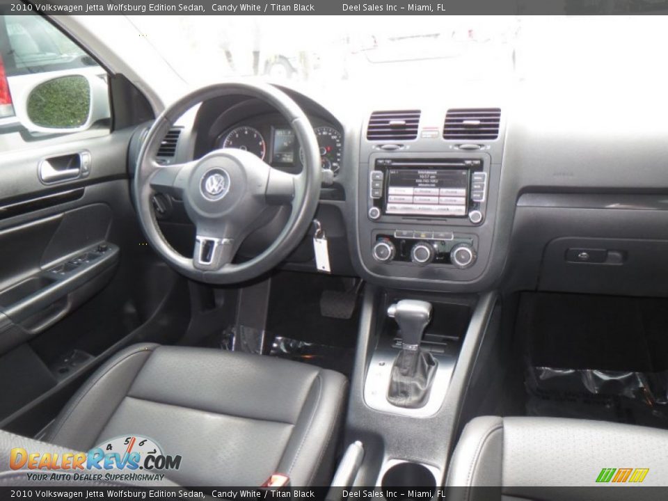 Dashboard of 2010 Volkswagen Jetta Wolfsburg Edition Sedan Photo #12