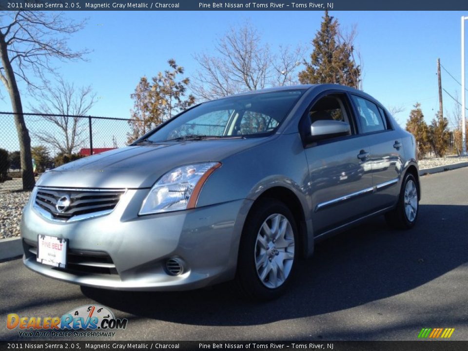 2011 Nissan Sentra 2.0 S Magnetic Gray Metallic / Charcoal Photo #1