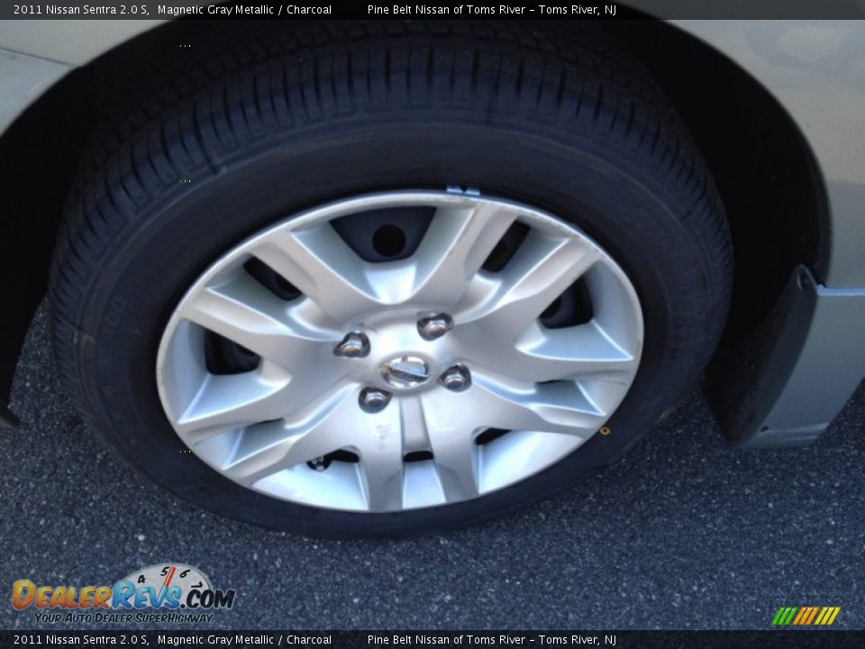 2011 Nissan Sentra 2.0 S Magnetic Gray Metallic / Charcoal Photo #3