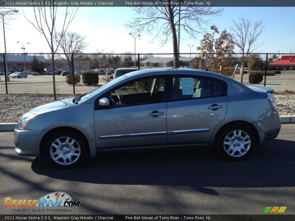 2011 Nissan Sentra 2.0 S Magnetic Gray Metallic / Charcoal Photo #4