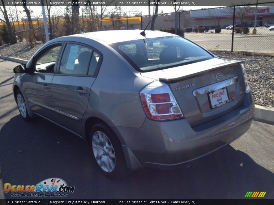 2011 Nissan Sentra 2.0 S Magnetic Gray Metallic / Charcoal Photo #5