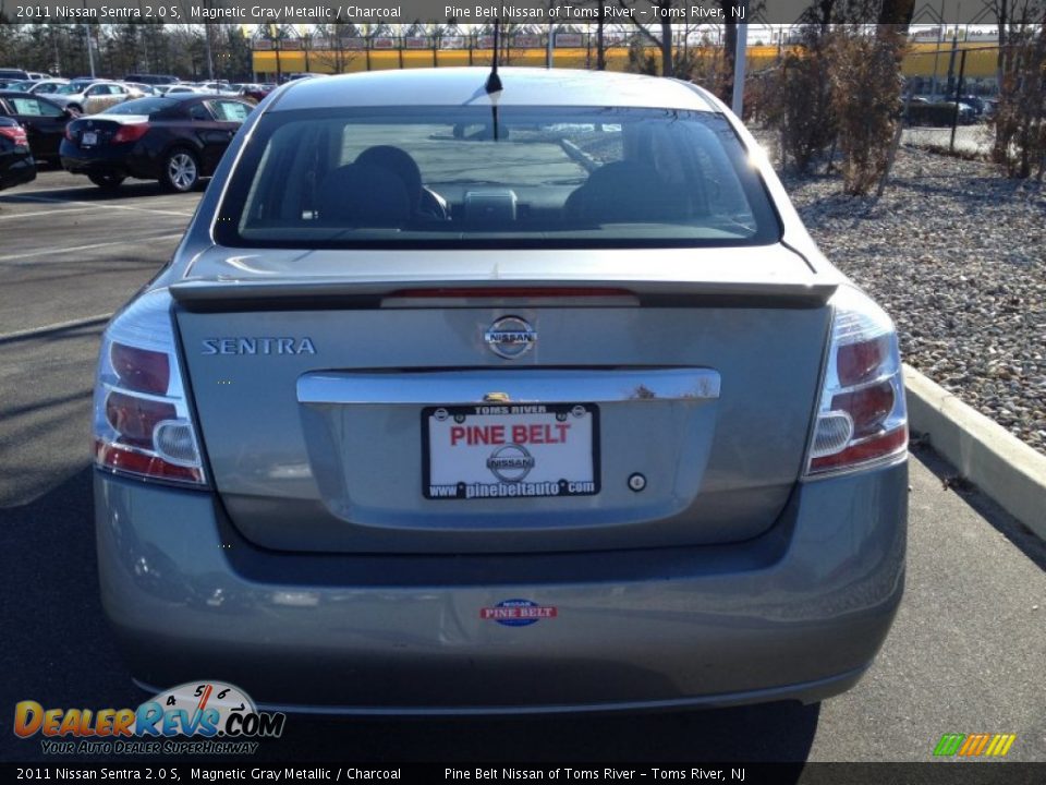 2011 Nissan Sentra 2.0 S Magnetic Gray Metallic / Charcoal Photo #6
