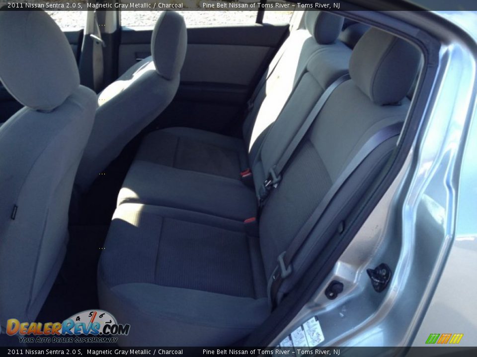 2011 Nissan Sentra 2.0 S Magnetic Gray Metallic / Charcoal Photo #7