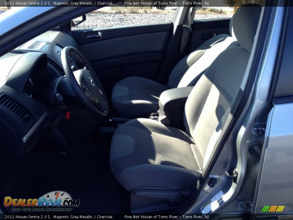 2011 Nissan Sentra 2.0 S Magnetic Gray Metallic / Charcoal Photo #10