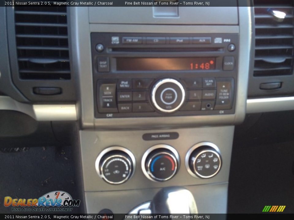 2011 Nissan Sentra 2.0 S Magnetic Gray Metallic / Charcoal Photo #13