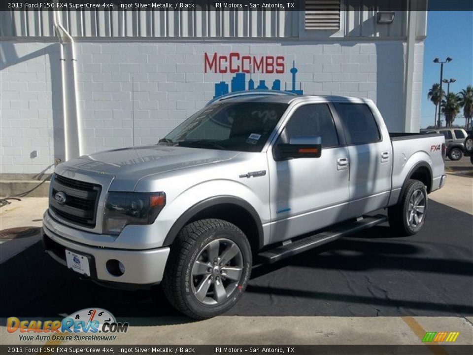 2013 Ford F150 FX4 SuperCrew 4x4 Ingot Silver Metallic / Black Photo #2
