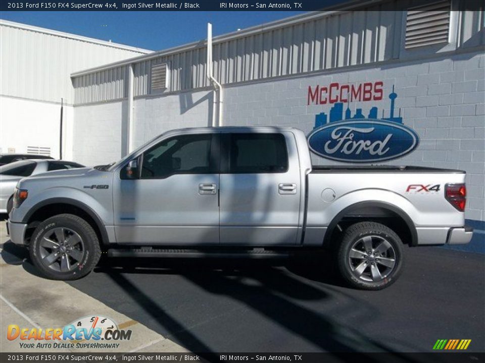 2013 Ford F150 FX4 SuperCrew 4x4 Ingot Silver Metallic / Black Photo #3
