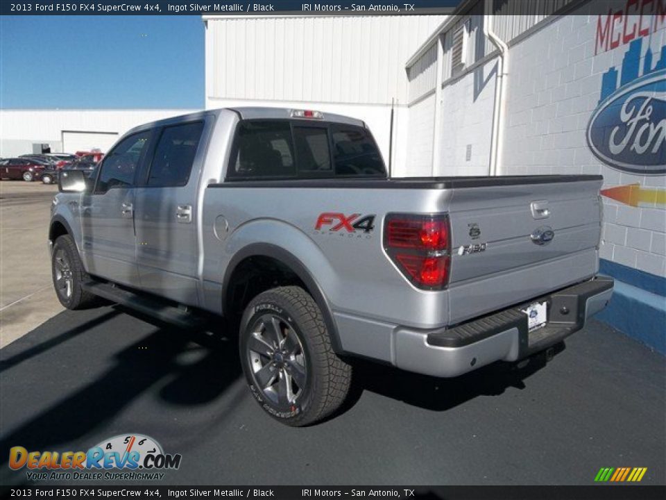 2013 Ford F150 FX4 SuperCrew 4x4 Ingot Silver Metallic / Black Photo #4