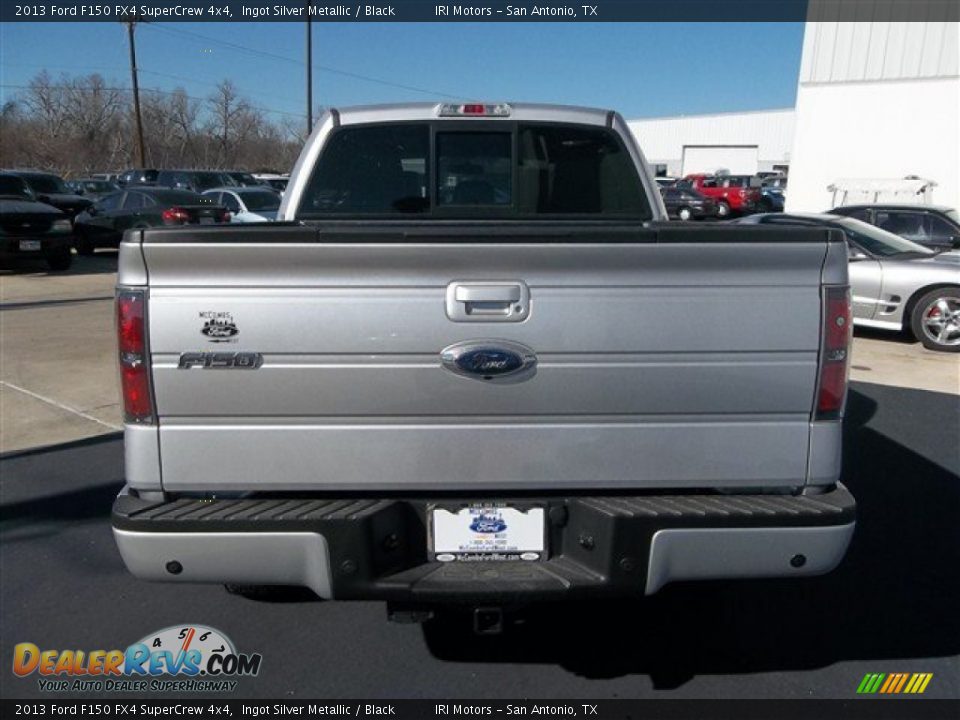 2013 Ford F150 FX4 SuperCrew 4x4 Ingot Silver Metallic / Black Photo #5