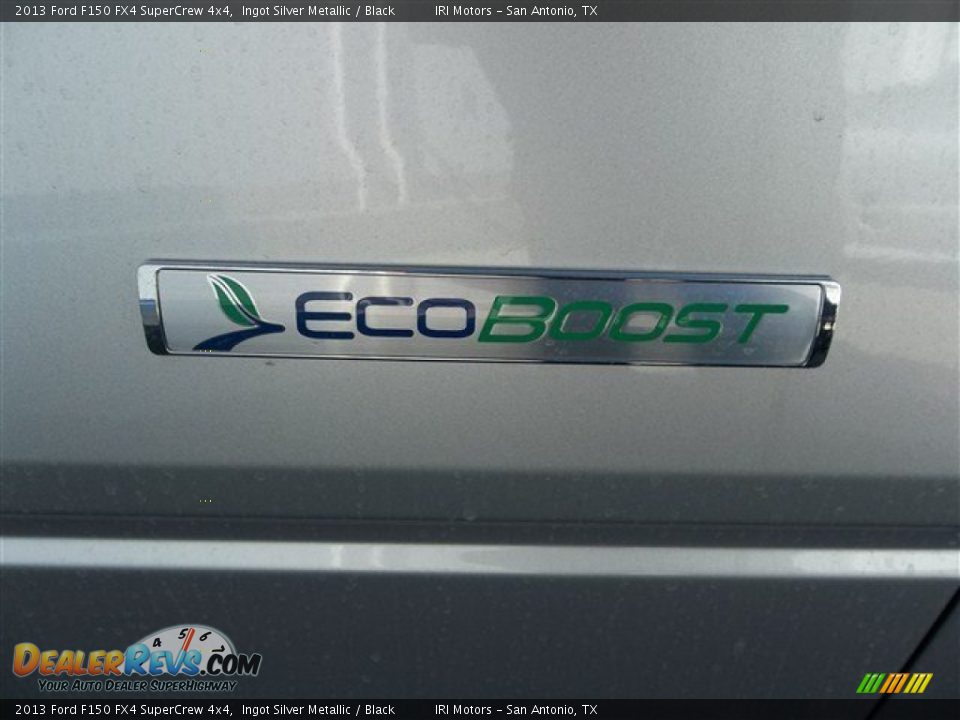 2013 Ford F150 FX4 SuperCrew 4x4 Ingot Silver Metallic / Black Photo #14