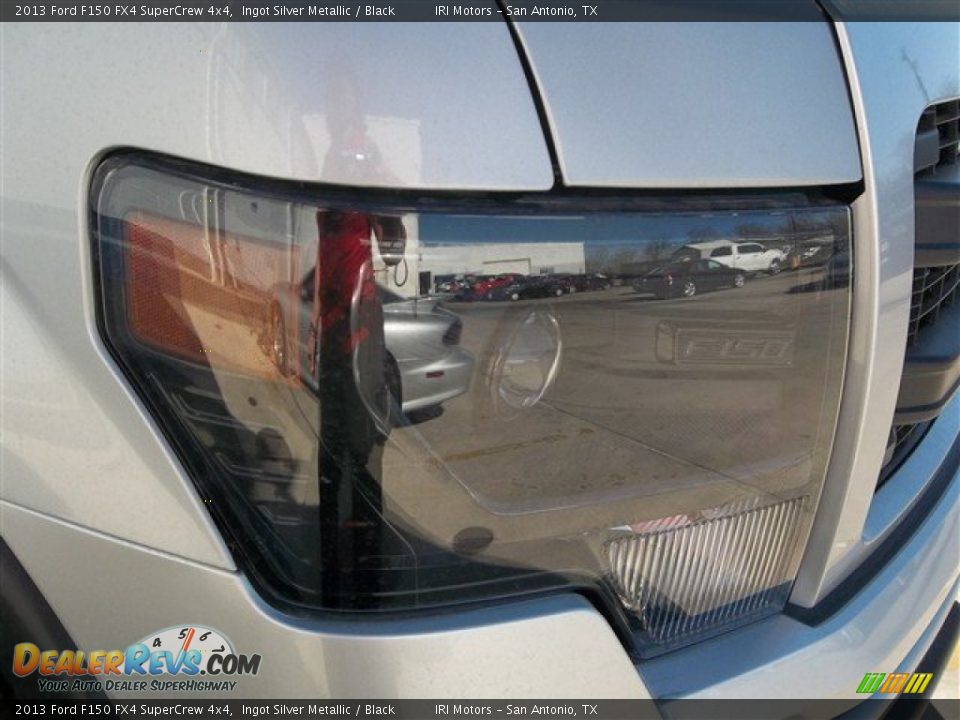 2013 Ford F150 FX4 SuperCrew 4x4 Ingot Silver Metallic / Black Photo #15