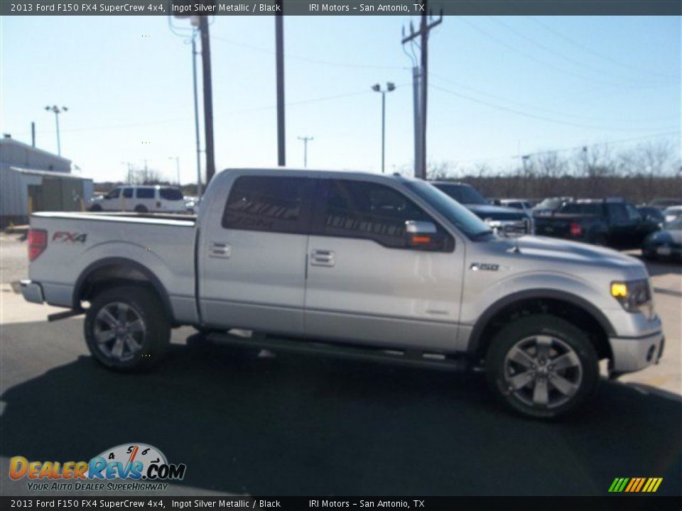 2013 Ford F150 FX4 SuperCrew 4x4 Ingot Silver Metallic / Black Photo #16