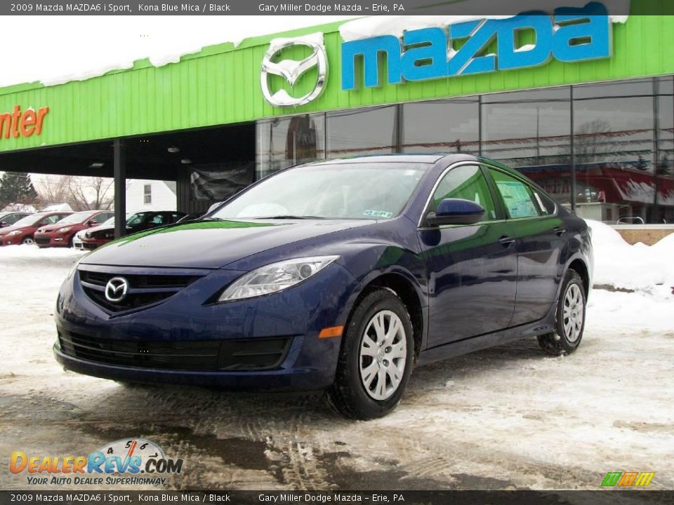 2009 Mazda MAZDA6 i Sport Kona Blue Mica / Black Photo #1