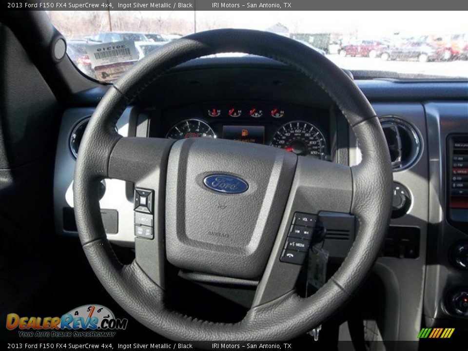 2013 Ford F150 FX4 SuperCrew 4x4 Ingot Silver Metallic / Black Photo #24