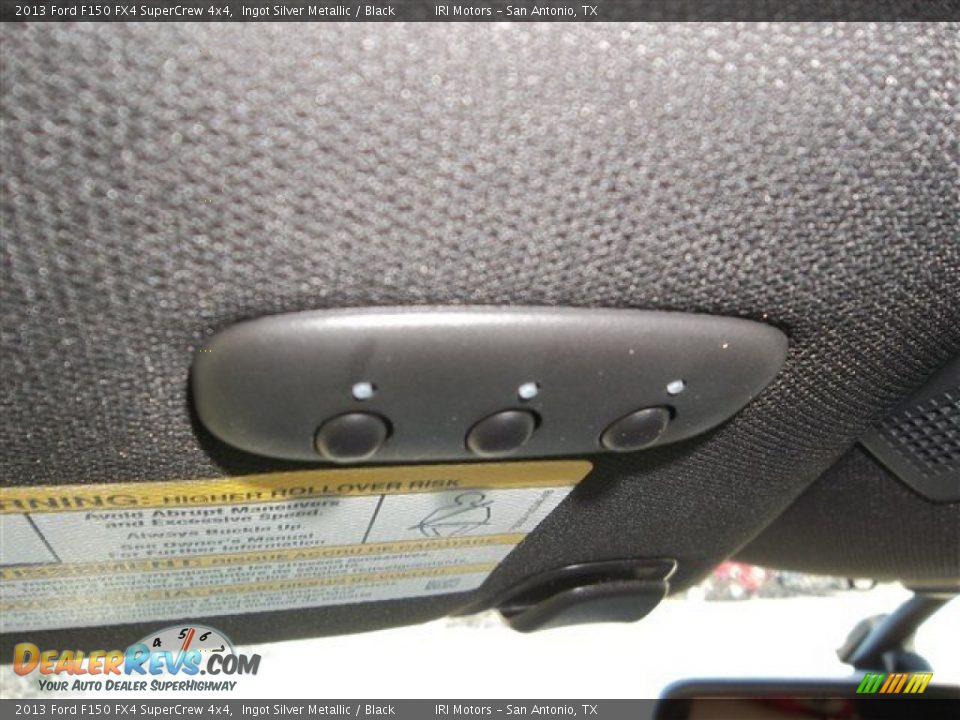 2013 Ford F150 FX4 SuperCrew 4x4 Ingot Silver Metallic / Black Photo #25