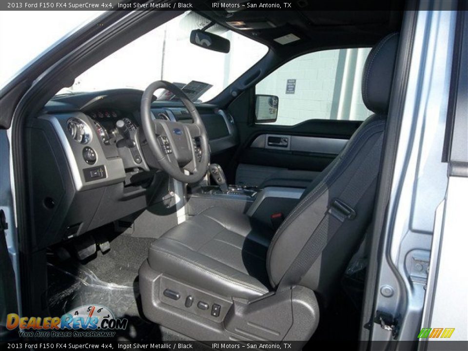 2013 Ford F150 FX4 SuperCrew 4x4 Ingot Silver Metallic / Black Photo #27