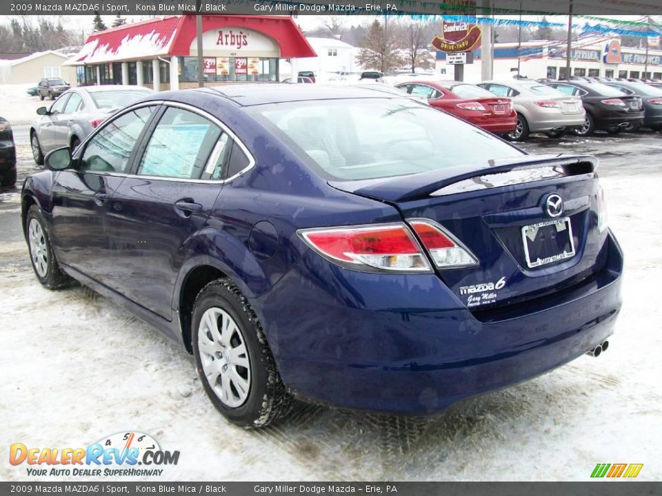 2009 Mazda MAZDA6 i Sport Kona Blue Mica / Black Photo #3