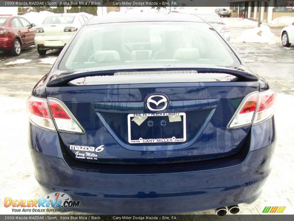 2009 Mazda MAZDA6 i Sport Kona Blue Mica / Black Photo #4