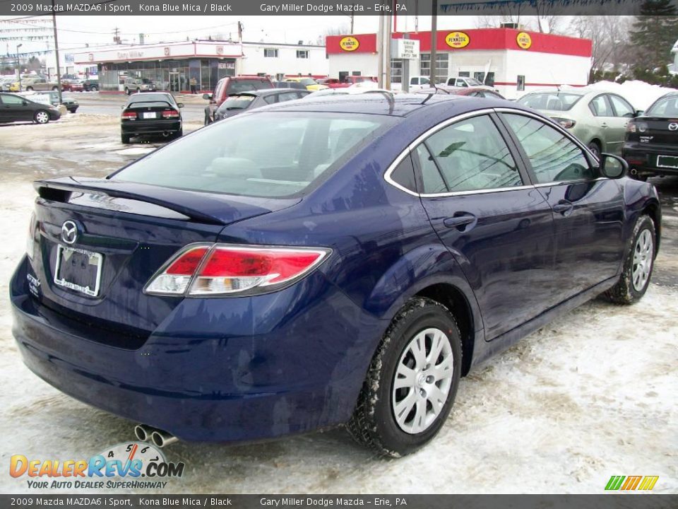 2009 Mazda MAZDA6 i Sport Kona Blue Mica / Black Photo #6