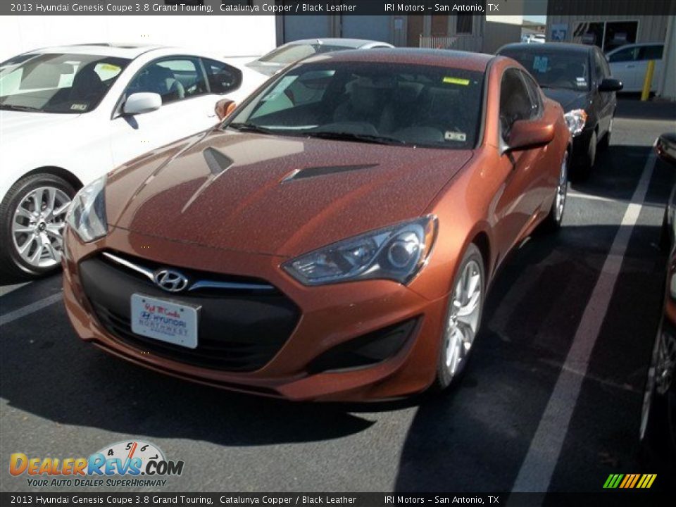 2013 Hyundai Genesis Coupe 3.8 Grand Touring Catalunya Copper / Black Leather Photo #2