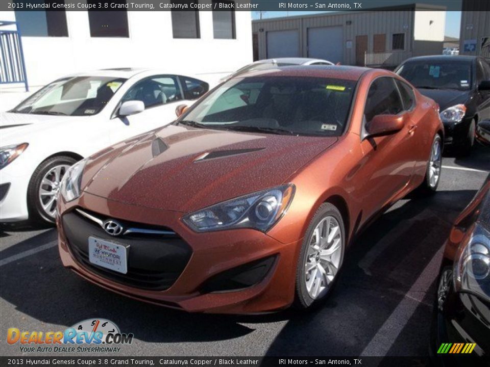2013 Hyundai Genesis Coupe 3.8 Grand Touring Catalunya Copper / Black Leather Photo #3