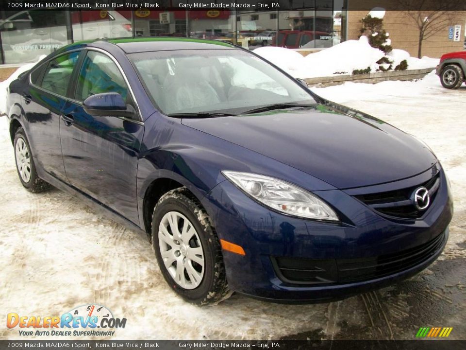 2009 Mazda MAZDA6 i Sport Kona Blue Mica / Black Photo #8