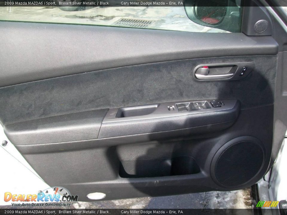 2009 Mazda MAZDA6 i Sport Brilliant Silver Metallic / Black Photo #10