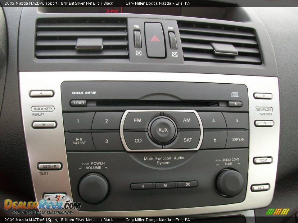 2009 Mazda MAZDA6 i Sport Brilliant Silver Metallic / Black Photo #14
