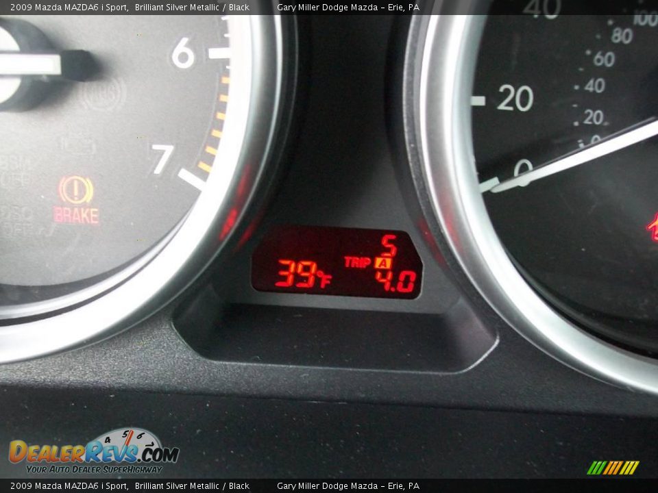 2009 Mazda MAZDA6 i Sport Brilliant Silver Metallic / Black Photo #15